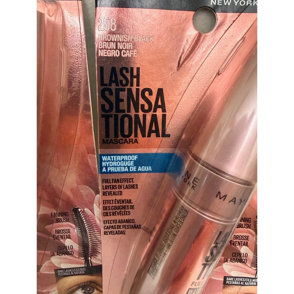 Maybelline Lash Sensational Mascara Women 2pk Black & Brownish Black NWT